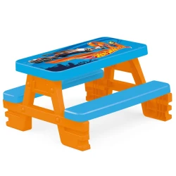 Masuta cu 2 scaune incorporate Dolu Hot Wheels Albastru Orange cumpăra în Chișinau. Foto 1