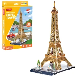 Puzzle 3D Cubic Fun Turnul Eiffel, 31 piese cumpăra în Chișinau. Foto 1
