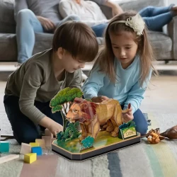 Пазл 3D Cubic Fun Lion, 40 элементов купить в Кишиневе. Фото 4