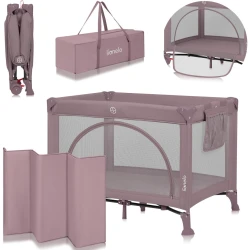 Кроватка манеж Lionelo Laura Pink Nude купить в Кишиневе. Фото 20