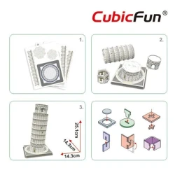 Пазл 3D Cubic Fun Leaning Tower of Pisa, 27 элементов купить в Кишиневе. Фото 6