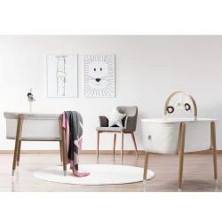 Patuc Co-sleeper BabyGo Sleepgood Mesh White cumpăra în Chișinau. Foto 6