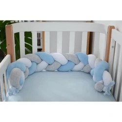 Aparatoare patut Veres White-Blue-Grey (1 piesa), 15x120 cm cumpăra în Chișinau. Foto 1