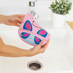 Bavetă din silicon Skip Hop Fold & Go Zoo Butterfly cumpăra în Chișinau. Foto 4