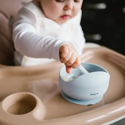 Bol din silicon Babyono albastru cumpăra în Chișinau. Foto 2