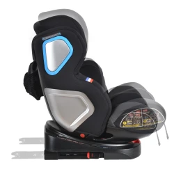 Автокресло 0-36кг Isofix Moni Colonel Dark Grey, поворотное 360 купить в Кишиневе. Фото 2
