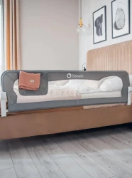 Barieră de protecție pentru pat Lionelo Eva Black Onyx, 150 cm cumpăra în Chișinau. Foto 6