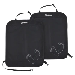 Protecție pentru spătarul scaunului auto BabyGo Black, 2 buc. cumpăra în Chișinau. Foto 1