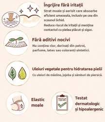 Подгузники Moony Natural Newborn (<5 кг), 60 шт. купить в Кишиневе. Фото 2
