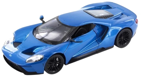 Коллекционный автомобиль Welly Ford GT 2017 1:24 Blue купить в Кишиневе. Фото 1