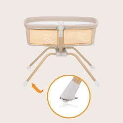 Кроватка Co-sleeper 3 в 1 Lionelo Malin Evo Beige Natural купить в Кишиневе. Фото 10