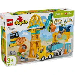 Set construcție Lego Duplo 3 in 1 Construction Site and Vehicles, 84 elemente cumpăra în Chișinau. Foto 1