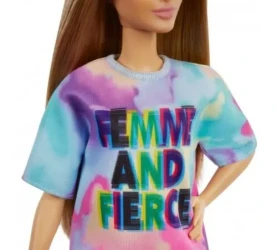 Кукла Barbie "Модница" в разноцветном платье и кепке-козырьке купить в Кишиневе. Фото 5