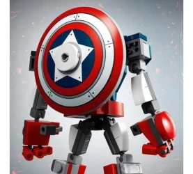 Constructor Lego Super Heroes "Robotul Căpitanului America" (121 el.) cumpăra în Chișinau. Foto 9
