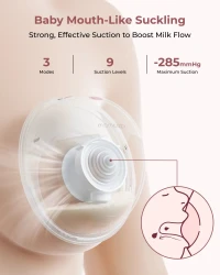 Pompa de sân electrică dubla Momcozy M5 Smart Grey cumpăra în Chișinau. Foto 6