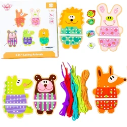 Развивающая игрушка Tooky Toy Funny Animals купить в Кишиневе. Фото 2