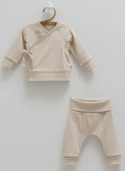 Комплект из 2 штук Caramell Uni Baby Brown (1-3М) купить в Кишиневе. Фото 1