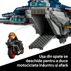 Конструкторы Lego Marvel Avengers: Age of Ultron Quinjet, 1131 элементов купить в Кишиневе. Фото 6
