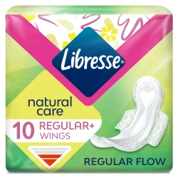 Прокладки Libresse Natural Care Regular, 10 шт. купить в Кишиневе. Фото 1