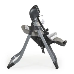 Стульчик для кормления 2 в 1 с функцией качания Moni Nirvana Grey купить в Кишиневе. Фото 6