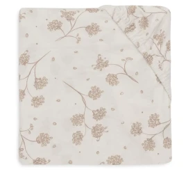 Cearsaf de pat cu elastic Jollein Jersey Leafy Dreams, 120x60 cm cumpăra în Chișinau. Foto 1