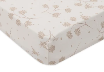 Cearsaf de pat cu elastic Jollein Jersey Leafy Dreams, 120x60 cm cumpăra în Chișinau. Foto 3