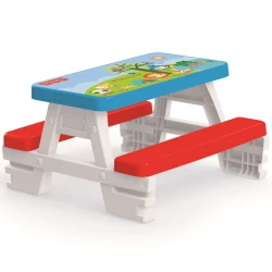 Masuta cu 2 scaune incorporate Dolu Fisher-Price Albastru Rosu cumpăra în Chișinau. Foto 1