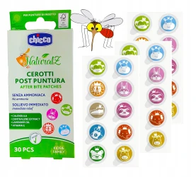 Pansele calmante pentru mușcături de țânțari și insecte Chicco, 30 buc. cumpăra în Chișinau. Foto 1