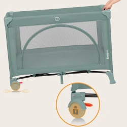 Кроватка манеж Lionelo Laura Green Sage купить в Кишиневе. Фото 14