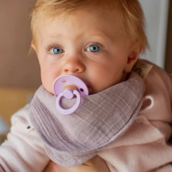 Baveta din bumbac Bibs Bandana Dusky Lilac cumpăra în Chișinau. Foto 3