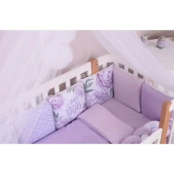 Комплект в кроватку Veres Lilac Peonies (6 предметов), 120x60 cм купить в Кишиневе. Фото 1