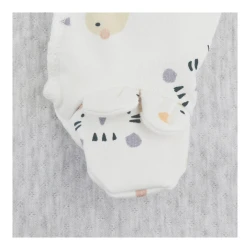 Комбинезон для малыша Minikin Happy Baby, молочный с мордочками, р.62 купить в Кишиневе. Фото 4