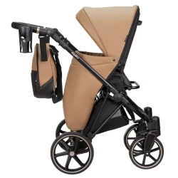 Коляска 2 в 1 Angelina Enigma Premium Eco Leather Brown купить в Кишиневе. Фото 12