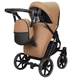 Коляска 2 в 1 Angelina Enigma Premium Eco Leather Brown купить в Кишиневе. Фото 11
