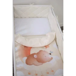 Комплект в кроватку Veres Bear Beige (6 предметов), 120x60 cм купить в Кишиневе. Фото 1