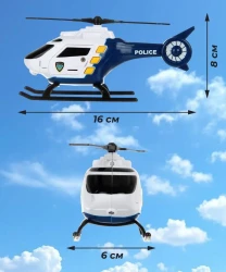 Полицейский вертолет Wenyi Rescue Police (свет/звук), масштаб 1:32 купить в Кишиневе. Фото 3