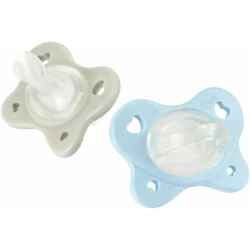 Пустышка анатомическая из силикона Chicco PhysioForma Dual Soft Blue (2-6 мес), 2 шт. купить в Кишиневе. Фото 8