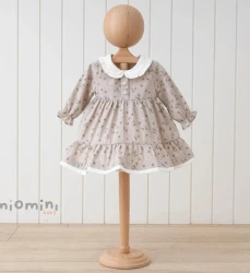Rochiță cu mânecă lungă Mymio Flower Brown (18-24L) cumpăra în Chișinau. Foto 1