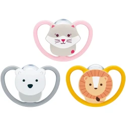 Пустышка ортодонтическая силиконовая NUK Perfect Match Air в асс., 6-18 мес купить в Кишиневе. Фото 4