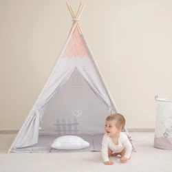 Палатка для детей с матрасом KikkaBoo TeePee House Beige купить в Кишиневе. Фото 6