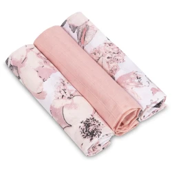 Пелёнки из муслина Sensillo Pink Floral (60x80 см), 3 шт. купить в Кишиневе. Фото 1