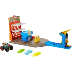 Set constructie Hot Wheels Monster Trucks Blast Station, 5 elemente cumpăra în Chișinau. Foto 2