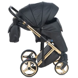 Carucior 2 in 1 Adamex Chantal Star Black Gold cumpăra în Chișinau. Foto 15
