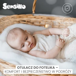 Пледик Sensillo Grey, 75x75 см купить в Кишиневе. Фото 4