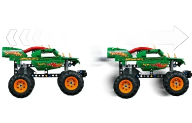 Конструкторы Lego Technic Monster Jam Dragon, 217 элементов купить в Кишиневе. Фото 4