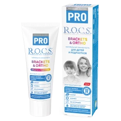 Pasta de dinți R.O.C.S. PRO Brackets & Orto (12 ani +) cumpăra în Chișinau. Foto 1