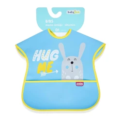 Полиэстеровый слюнявчик BabyJem Poly Large Bib Blue купить в Кишиневе. Фото 5