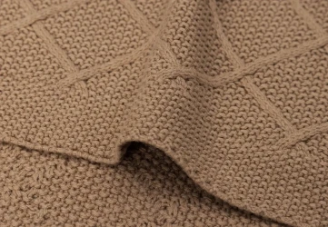 Păturică Jollein Check Knit Biscuit, 75x100 cm cumpăra în Chișinau. Foto 4