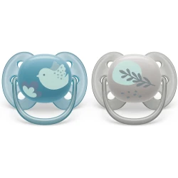Suzeta simetrica ortodontica din silicon Philips Avent Ultra Soft Boy (6-18 luni), 2 buc. cumpăra în Chișinau. Foto 3