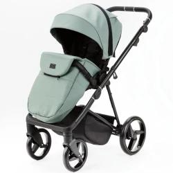 Коляска 2 в 1 Adamex Blanc Deluxe Green купить в Кишиневе. Фото 7